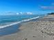 Tranquil beach scene with clear skies, gentle waves, and a solitary heron at 8219 Drew St, Englewood, FL 34224