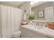Tastefully appointed bathroom with a vanity, soft lighting, and a neutral color scheme at 9570 High Gate Dr # 1722, Sarasota, FL 34238