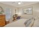 Bright bedroom featuring a desk area, allowing for a functional workspace at 9570 High Gate Dr # 1722, Sarasota, FL 34238