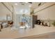 Open kitchen with light-colored countertops and stainless steel appliances at 9570 High Gate Dr # 1722, Sarasota, FL 34238