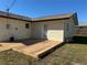 Backyard featuring wood deck and neutral paint at 1036 Hope St, Venice, FL 34285