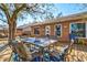 Backyard features a well-sized patio area ready to host outdoor dining and entertaining at 11213 2Nd E Ave, Bradenton, FL 34212