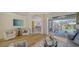 Spacious living room offering seamless transition to outdoor living and relaxation at 129 Wayforest Dr, Venice, FL 34292