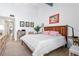 Tranquil bedroom with a comfortable bed, ample natural light, and a serene ambiance for restful nights at 1519 Pelican Point Dr # 288, Sarasota, FL 34231