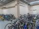 A convenient and secure indoor bicycle storage area for residents at 1771 Ringling Blvd # 902, Sarasota, FL 34236