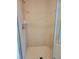 A tile shower stall with glass door at 1771 Ringling Blvd # 902, Sarasota, FL 34236