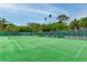 Enjoy a game on this pristine tennis court surrounded by lush tropical landscaping and comfortable courtside seating at 333 Springdale Dr # 333, Bradenton, FL 34210