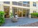 Enjoy the outdoor patio with comfortable seating and views of the lush greenery at 3608 54Th W Dr # 102, Bradenton, FL 34210