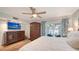 Main bedroom offers access to the lanai, large dresser and armoire at 4234 Gulf Of Mexico Dr # Q2, Longboat Key, FL 34228