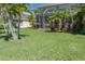 Lush backyard with screened lanai perfect for outdoor living and entertaining at 4509 Halls Mill Xing, Ellenton, FL 34222