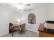 Well-lit office with light carpeting and a comfortable desk, perfect for working from home at 5694 Palmer Cir # 204, Lakewood Ranch, FL 34211