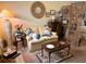 Cozy living room featuring a comfortable sofa, wooden coffee table and decorative furniture at 6012 Oak Creek Ln # 1913, Bradenton, FL 34210