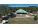Aerial view of park pavilion with picnic tables, perfect for gatherings and outdoor enjoyment at 6357 Royal Tern Cir, Lakewood Ranch, FL 34202