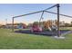 A colorful playground featuring slides, benches, and climbing areas enhances the outdoor experience at 7135 Royal George Ct, Wesley Chapel, FL 33545