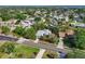 Expansive aerial view of neighborhood featuring mature trees, manicured lawns, and glimpses of waterways at 7816 15Th Nw Ave, Bradenton, FL 34209