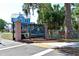 Entrance to Robinson Preserve featuring brick pillars and a welcome sign at 7816 15Th Nw Ave, Bradenton, FL 34209