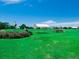 Expansive driving range, perfect for practice and improving your golf game, surrounded by beautiful landscaping at 8681 Daydream St, Sarasota, FL 34238