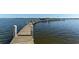 Charming dock with stunning views of the water, perfect for relaxation and recreation at 8779 Midnight Pass Rd # 406H, Sarasota, FL 34242