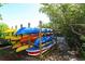 Kayak storage rack with colorful kayaks provides easy access to water activities at 8779 Midnight Pass Rd # 406H, Sarasota, FL 34242