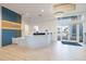Bright Capri Club reception area with sleek white countertops and modern finishes at 10240 Beach Dune Dr, Englewood, FL 34223