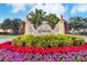 Venetian Golf and River Club entrance sign with manicured landscaping at 261 Portofino Dr, North Venice, FL 34275