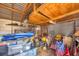 Interior view of the outbuilding, which is being used for storage at 392 Yeager St, Port Charlotte, FL 33954