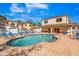 Enjoy the community pool with a sun deck and lounge chairs on sunny days at 3958 Mediterranea Cir # 411, Sarasota, FL 34233