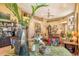 Open floorplan dining area with decorative accents and access to the living area at 4141 Entrada Ct, Sarasota, FL 34238