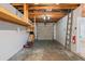 This garage boasts a spacious interior, exposed ceiling, and convenient side door at 1507 30Th W St, Bradenton, FL 34205