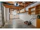 Spacious garage featuring wood ceiling and shelving at 1507 30Th W St, Bradenton, FL 34205