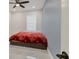 Neutral bedroom featuring a ceiling fan, bright recessed lighting and tiled flooring at 177 Tierra Verde Way, Bradenton, FL 34212