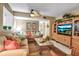 Inviting living room showcasing plush sofas and attractive decor at 318 108Th St W # 318, Bradenton, FL 34209
