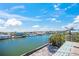 Scenic view of waterway, highlighting waterfront community on a sunny day at 525 68Th St St, Holmes Beach, FL 34217