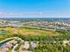 An aerial view showcases a vibrant community with shimmering ponds and attractive single-Gathering homes under a sunny sky at 6156 41St E St, Bradenton, FL 34203