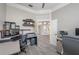 This home office has two desks, a computer and monitor, and plenty of space to work at 7604 49Th E Ave, Bradenton, FL 34203