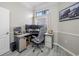 This home office has two desks, a computer and monitor, and plenty of space to work at 7604 49Th E Ave, Bradenton, FL 34203