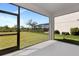 View from the patio of the lawn and screen enclosed pool at 8262 Velda Trl, Sarasota, FL 34241