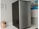 Compact refrigerator perfect for limited spaces, with a sleek silver finish, adding convenience to any room at 1412 56Th W St # 1412, Bradenton, FL 34209