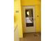 Front door of unit 201 with welcome mat at 2060 Willow Hammock Cir # 201, Punta Gorda, FL 33983