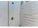 Modern outdoor shower featuring a sleek design, perfect for rinsing off after a swim or beach trip at 215 83Rd St, Holmes Beach, FL 34217