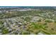 Aerial view of the property showcasing its location in a neighborhood setting close to the city at 2476 Breakwater Cir, Sarasota, FL 34231