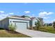 Charming one-story home with a well-manicured lawn, a two-car garage, and stylish architectural details at 3677 Turning Tides Ter, Bradenton, FL 34208