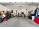 Spacious two-car garage with ample storage space for vehicles, sports equipment, and home essentials at 3677 Turning Tides Ter, Bradenton, FL 34208