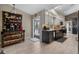 Modern kitchen boasts stainless steel appliances, sleek cabinetry, and a convenient coffee bar at 4711 Placid Cir, Sarasota, FL 34231