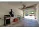 Spacious two-car garage with ample storage for bikes, tools and an outdoor grill at 5211 Mahogany Run # 113, Sarasota, FL 34241