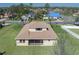 Aerial view of the house and a spacious lawn with beautiful landscape at 5412 72Nd E Ter, Ellenton, FL 34222
