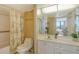 Well-maintained bathroom with shower and tub combination and vanity with ample storage at 5855 Midnight Pass Rd # 303, Sarasota, FL 34242