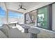 Enjoy outdoor living with this balcony view of the bedrooms and the pool at 6027 White Mangrove Ln, Bradenton, FL 34210
