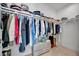 Walk-in closet with ample space for storage and organization at 6027 White Mangrove Ln, Bradenton, FL 34210