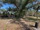 Expansive backyard featuring mature trees, and a lot of shade at 6924 Tuxedo St, Englewood, FL 34224